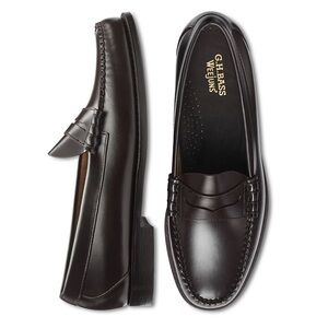 GH Bass Whitney Penny Loafer Dark Brown